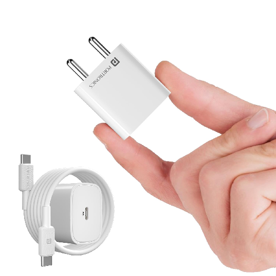 Portronics Adapto 25W Type C Superfast Adaptor